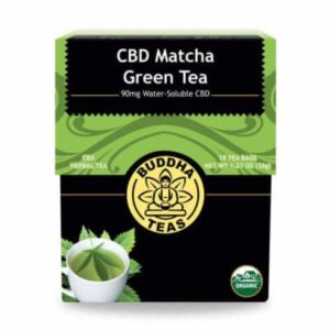 Buddha Teas CBD Matcha and Green Tea