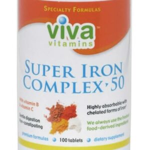 Elite Nutrition Viva Vitamins Super Iron Complex 50