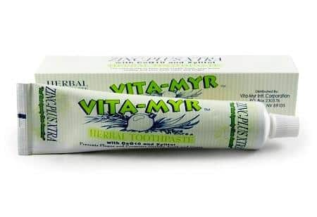 vita-myr zinc plus xtra toothpaste 5.4oz