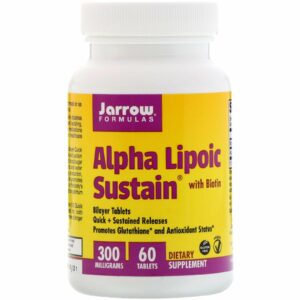 Jarrow Formulas alpha lipoic sustain 60 tablets