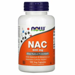 Now Foods NAC 600mg 100 capsules