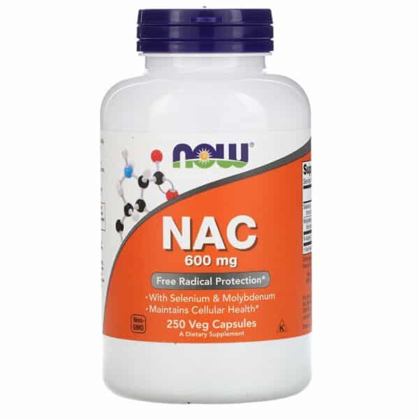 Now Foods NAC 600mg 250 capsules