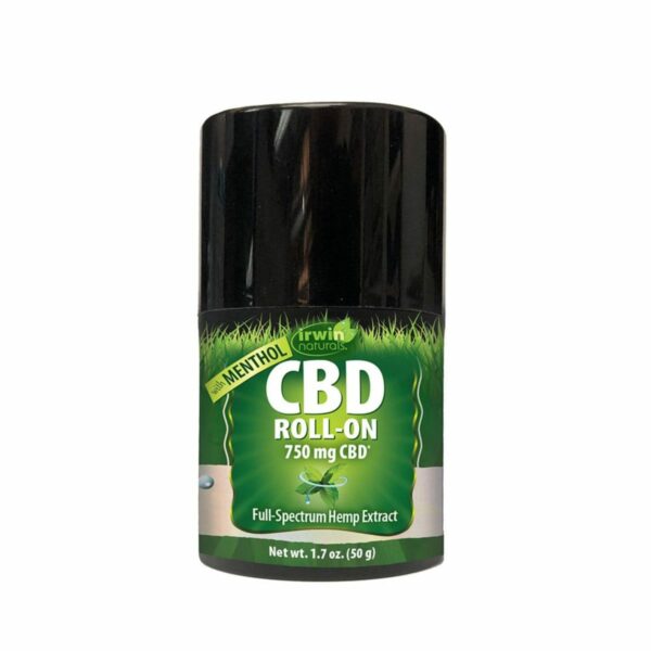 irwin naturals cbd roll-on with menthol 1.7oz