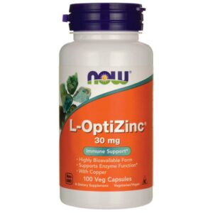 now foods l-optizinc 30mg 100 capsule