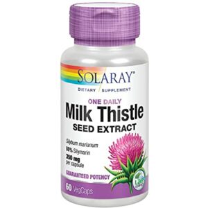 solaray milk thistle extract 60 capsules