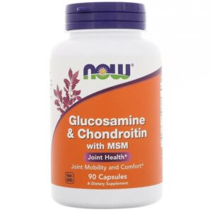 now glucosamine & chondroitin with msm 90 capsules