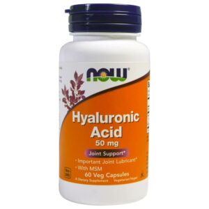 now hyaluronic Acid 50mg 60 capsules