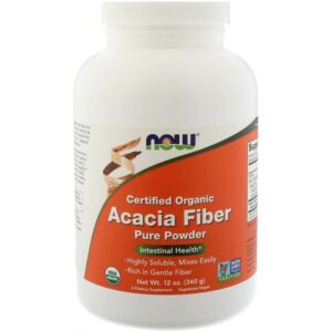 now organic acacia fiber 12oz