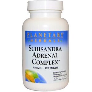 planetary herbals schisandra adrenal complex 120 tablets